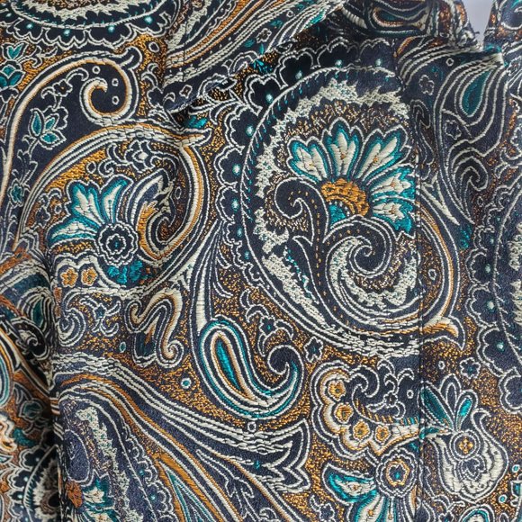 Vintage Brownstone Studios Petites Beautiful Paisley Embroidered Jacket SZ. SP - Picture 3 of 12